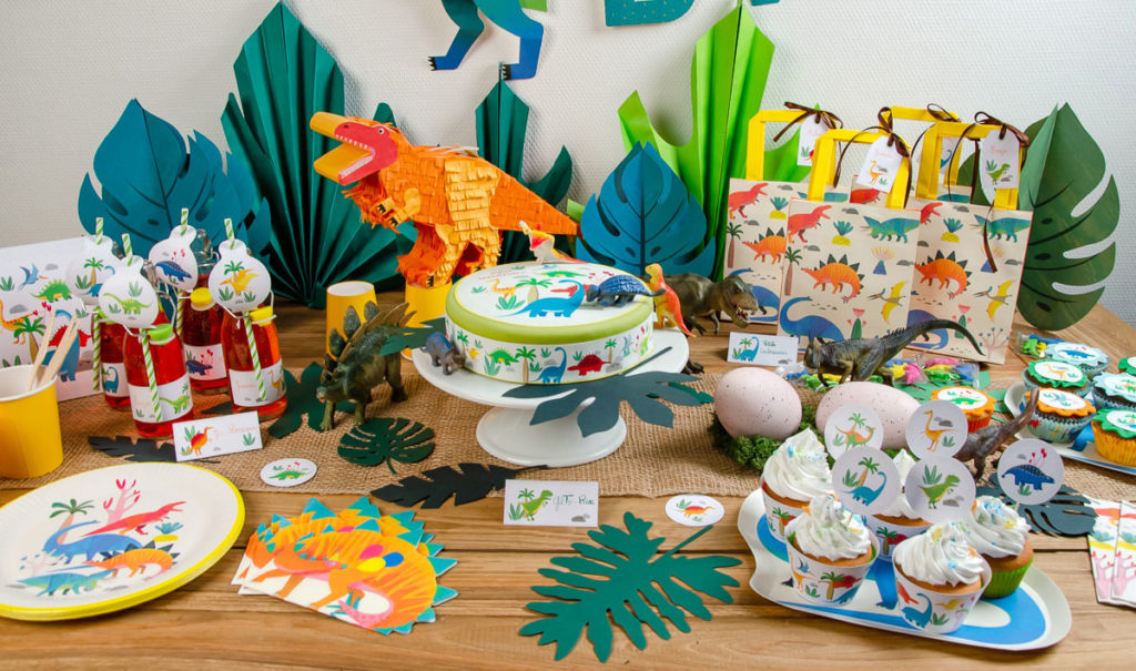 Décoration Anniversaire Dinosaure à Imprimer